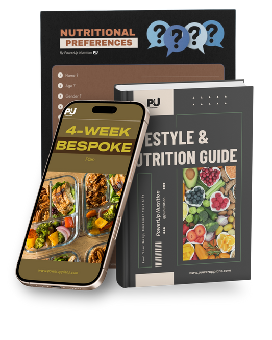 Customised 4-week meal plan tailored to your weight loss, muscle gain, or fitness goals. Includes a detailed shopping list, high-protein recipes, and structured meal timing for optimal health and fat loss.